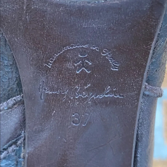 Henry Beguelin brown leather boots size 7 - Picture 7 of 11